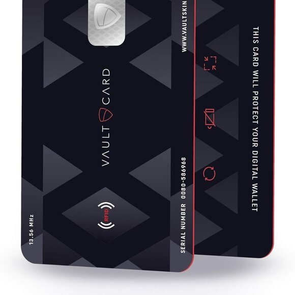 VAULTCARD: Military-Grade Slim Card for RFID Protection & Anti-Theft Security - Picture 1 of 8